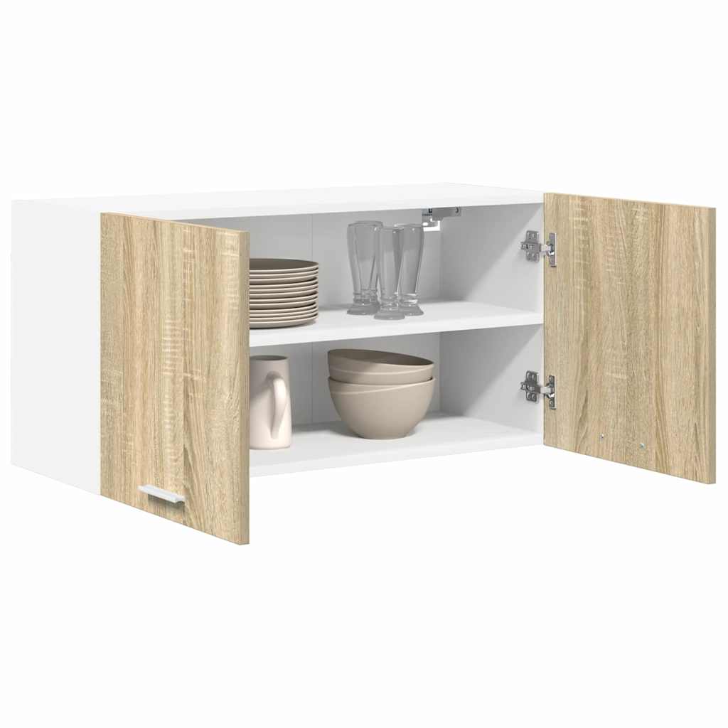 Hanging Cabinet Riga Sonoma Oak 80 x 31 x 40 cm Engineered Wood