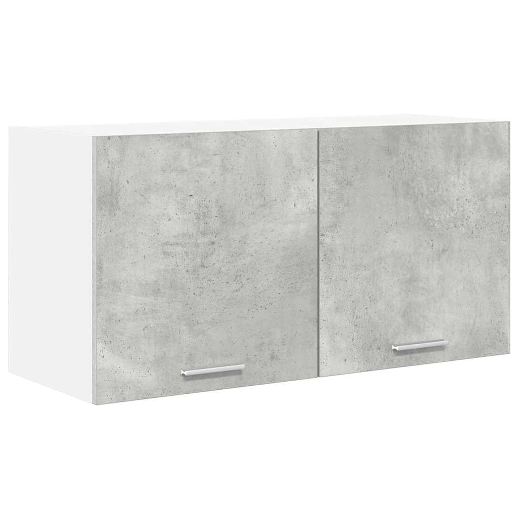 Hanging Cabinet with Shelf Riga Concrete Grey 80 x 31 x 40 cm