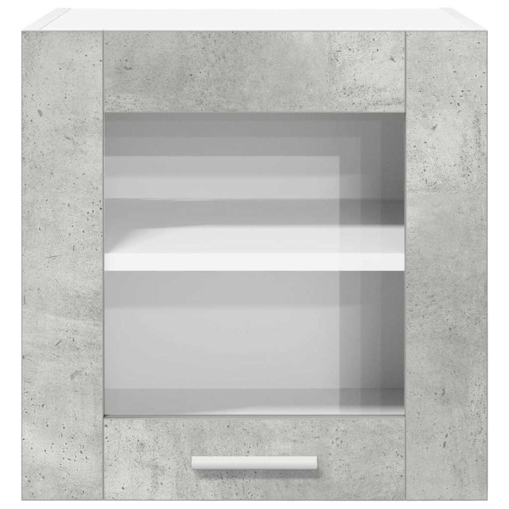 Hanging Cabinet with Shelf Riga Concrete Grey 40 x 31 x 40 cm