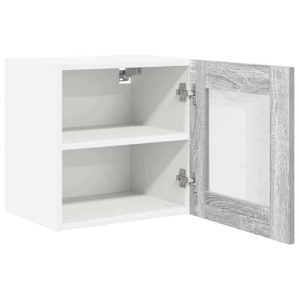 Hanging Cabinet Riga 2 pcs Grey Sonoma 40 x 31 x 40 cm