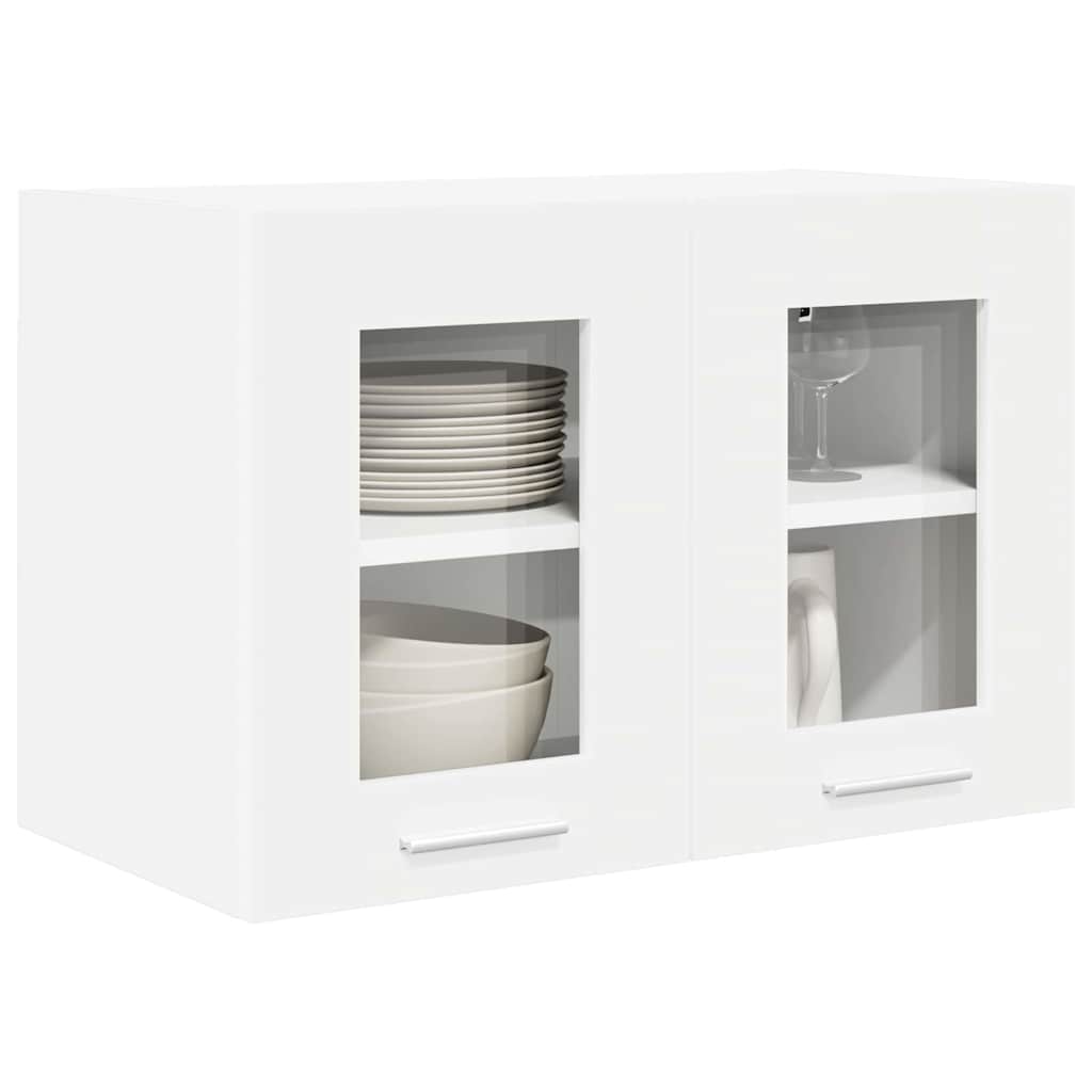 Hanging Cabinet with Shelf Riga 2 pcs White 60 x 31 x 40 cm