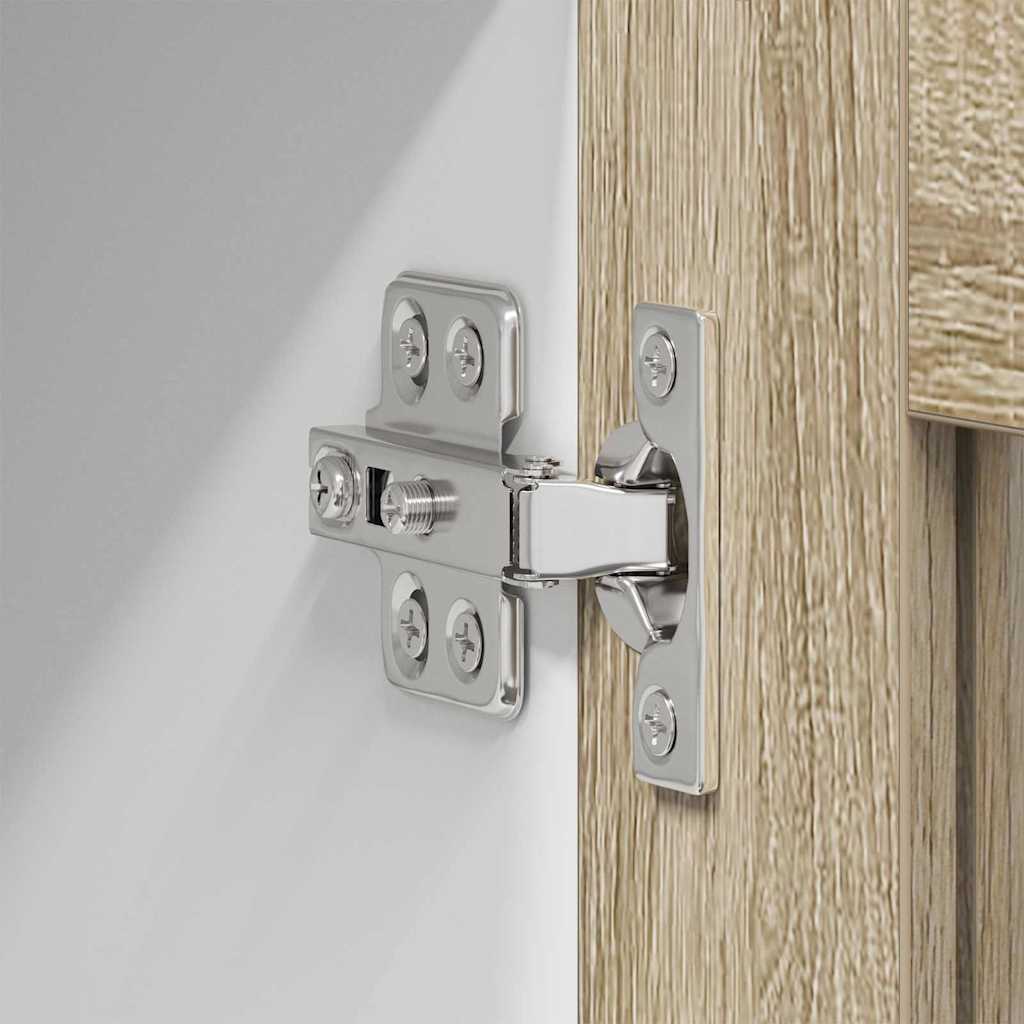 Hanging Cabinet with Door Riga 2 pcs Sonoma Oak 60 x 31 x 40 cm