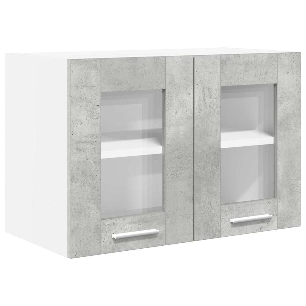 Hanging Cabinet Riga 2 pcs Concrete Grey 60 x 31 x 40 cm
