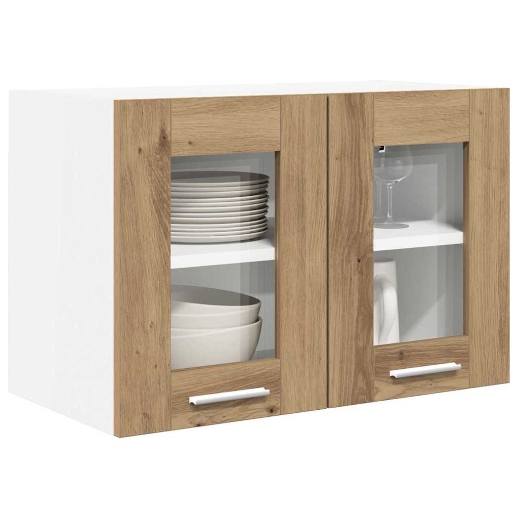 Hanging Cabinet Riga 2 pcs Artisan Oak 60 x 31 x 40 cm