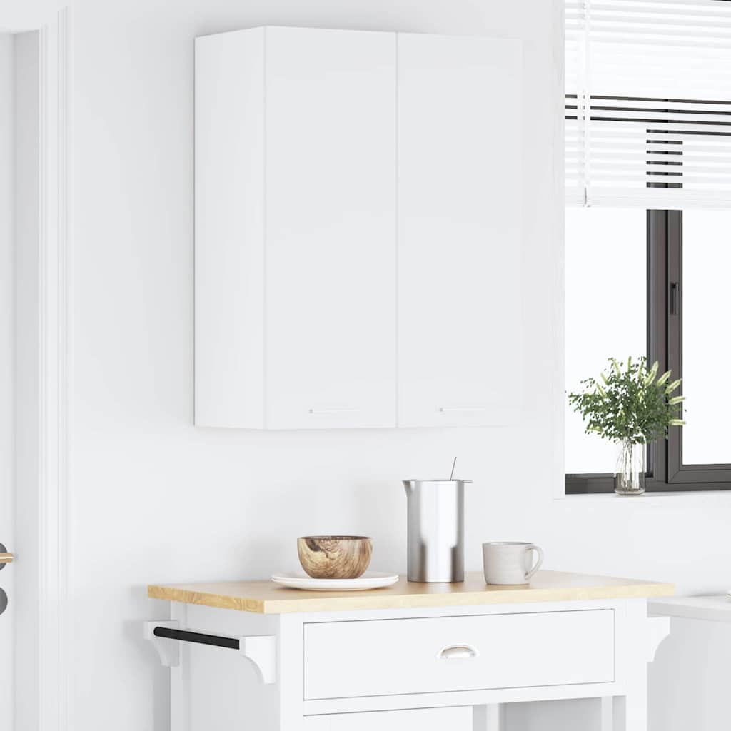 Hanging Cabinet Riga White 30 x 31 x 80 cm Engineered Wood