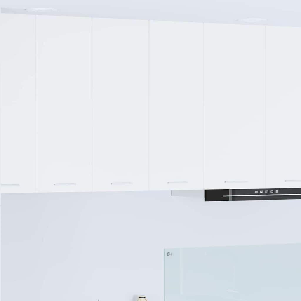 Hanging Cabinet with Shelf Riga 2 pcs White 30 x 31 x 80 cm