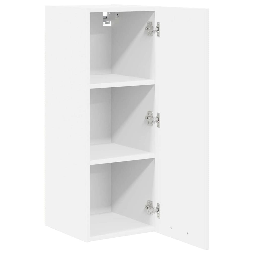 Hanging Cabinet with Shelf Riga 2 pcs White 30 x 31 x 80 cm