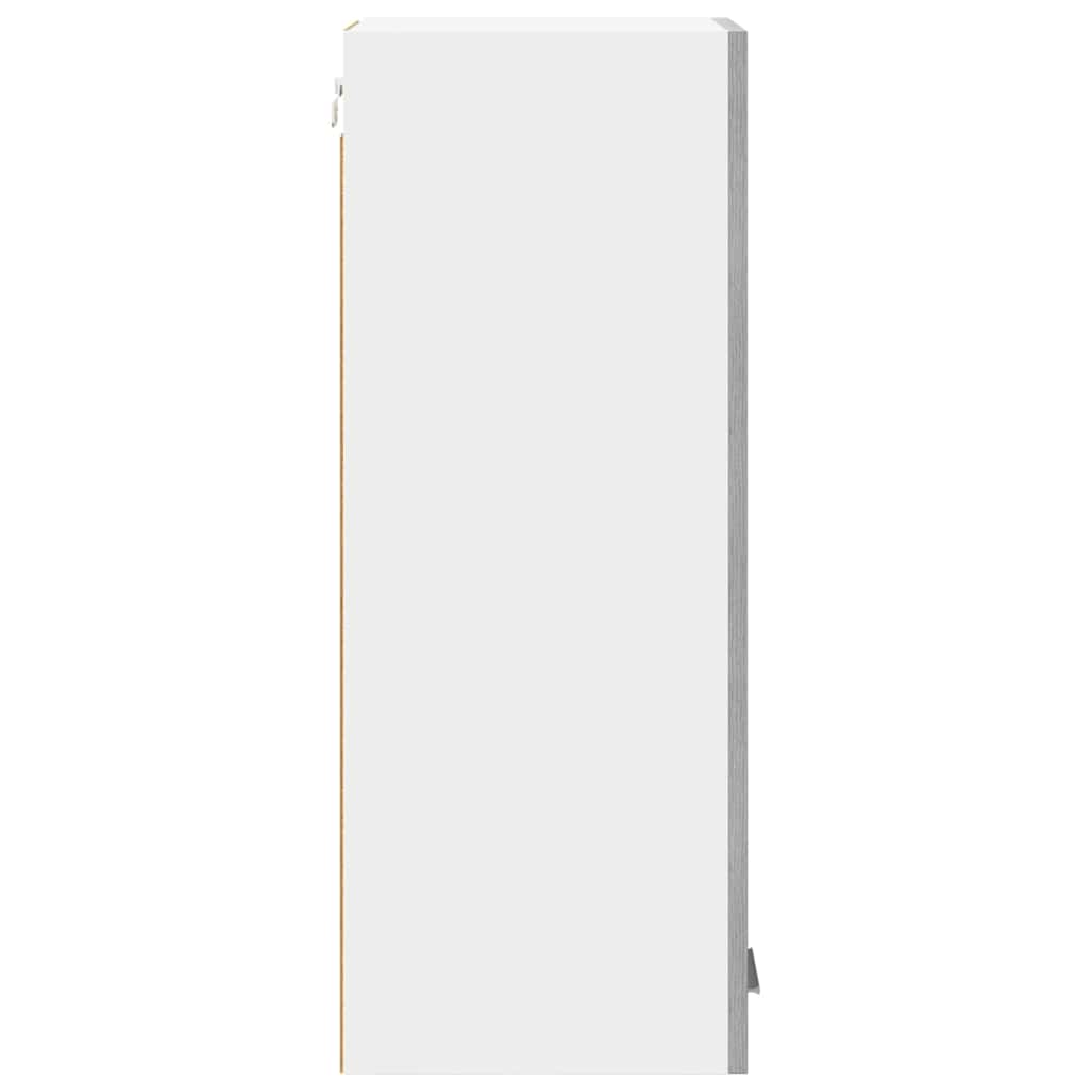 Hanging Cabinet with Shelf Riga 2 pcs Grey Sonoma and White