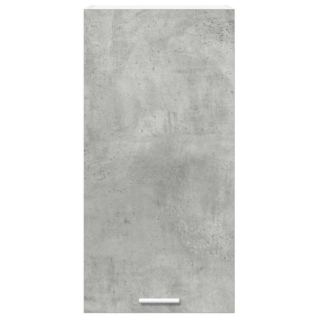 Hanging Cabinet Riga Concrete Grey and White 40 x 31 x 80 cm