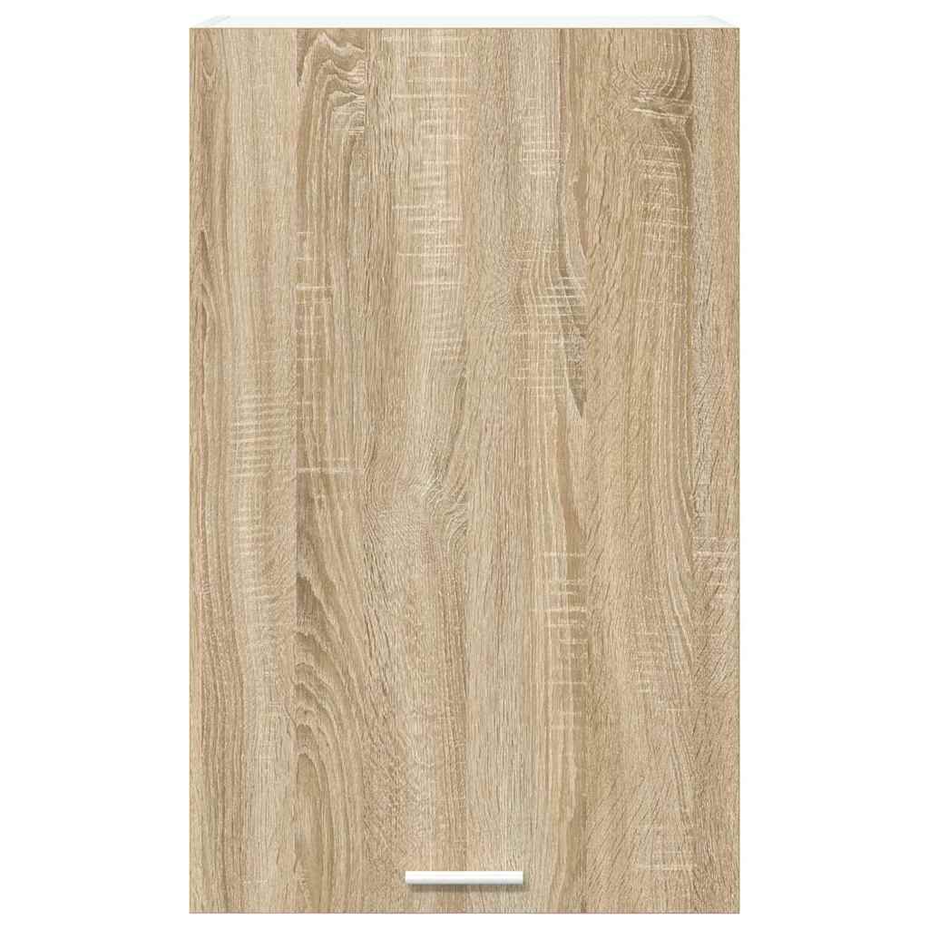 Hanging Cabinet Riga Sonoma Oak and White 50 x 31 x 80 cm