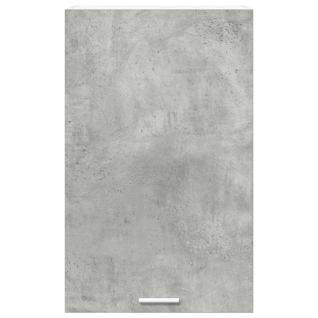 Hanging Cabinet Riga Concrete Grey and White 50 x 31 x 80 cm