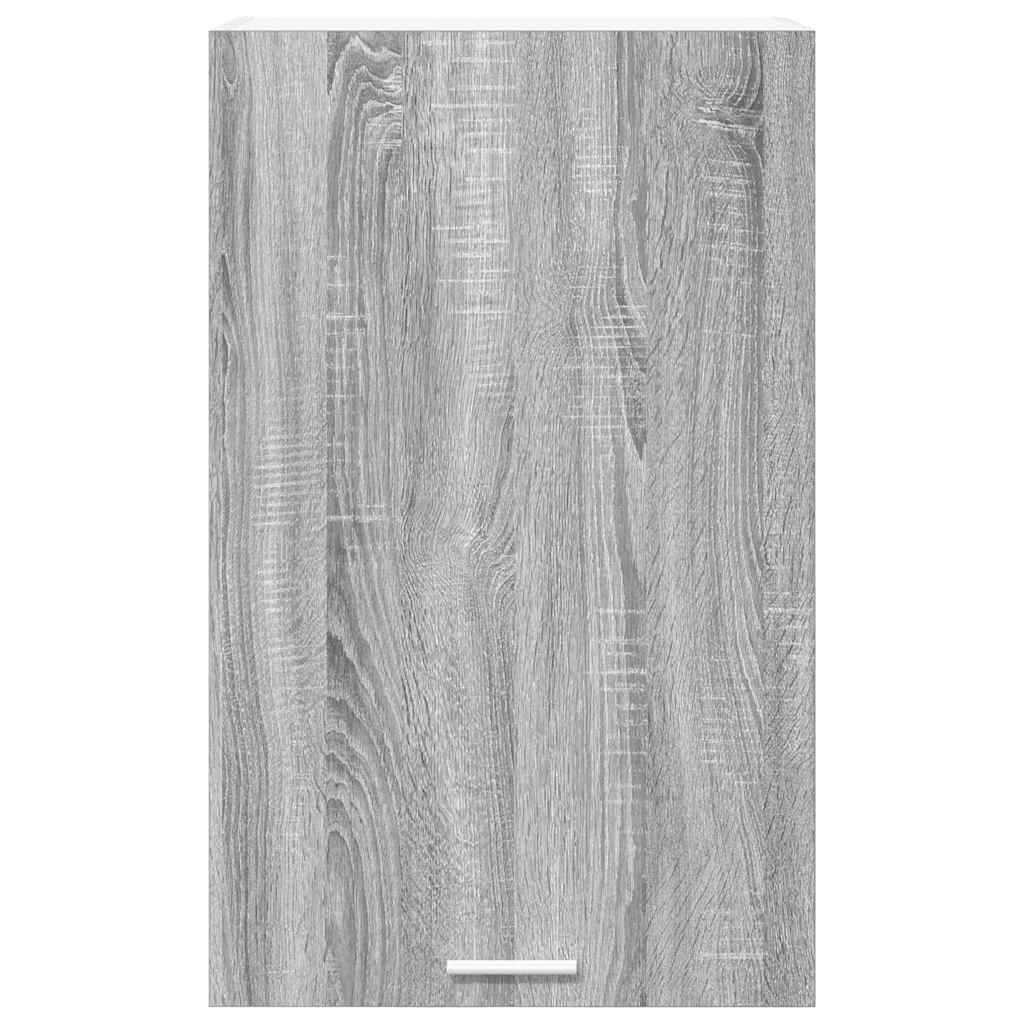 Hanging Cabinet Riga Grey Sonoma and White 50 x 31 x 80 cm