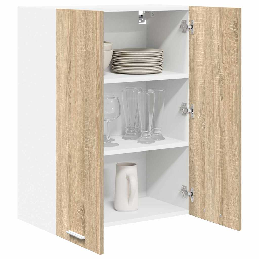 Hanging Cabinet Riga Sonoma Oak 60 x 31 x 80 cm Engineered Wood