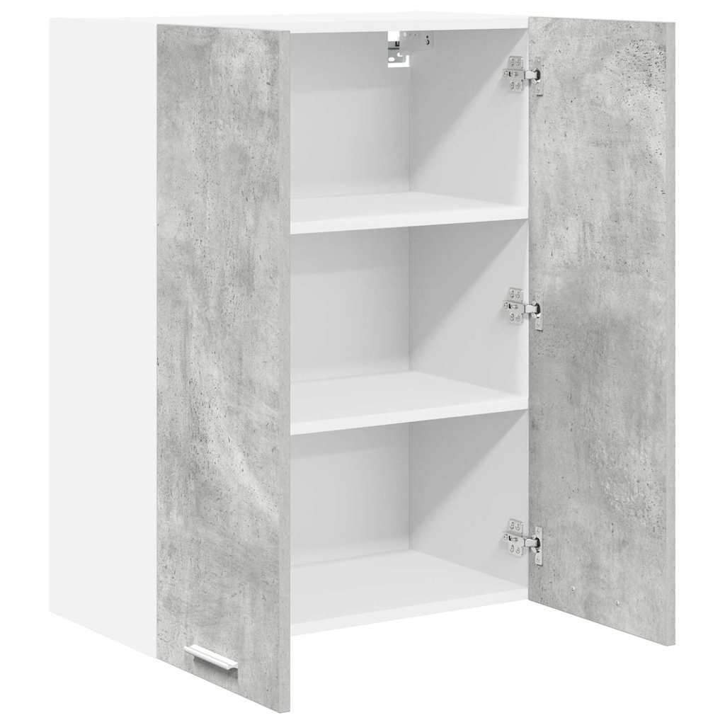 Hanging Cabinet with Shelf Riga Concrete Grey 60 x 31 x 80 cm