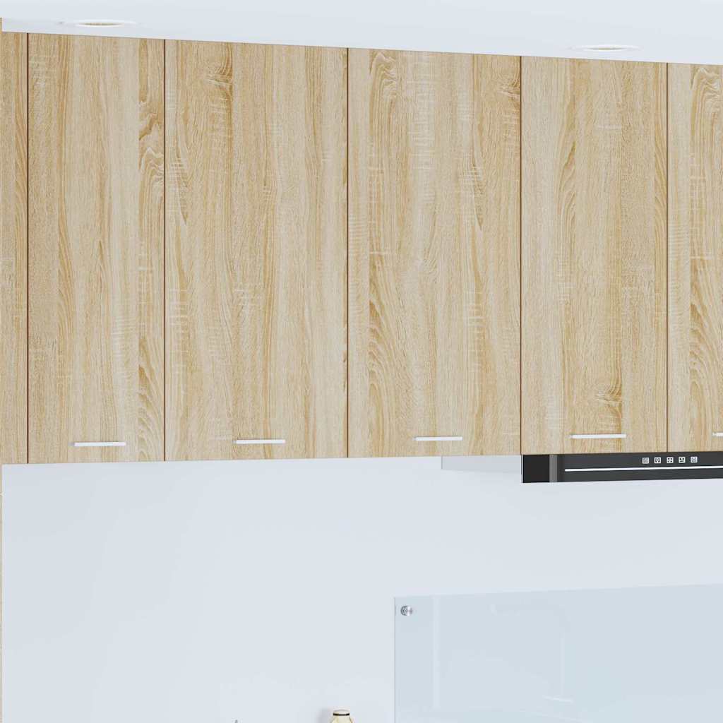 Hanging Cabinet Riga Sonoma Oak 80 x 31 x 80 cm Engineered Wood
