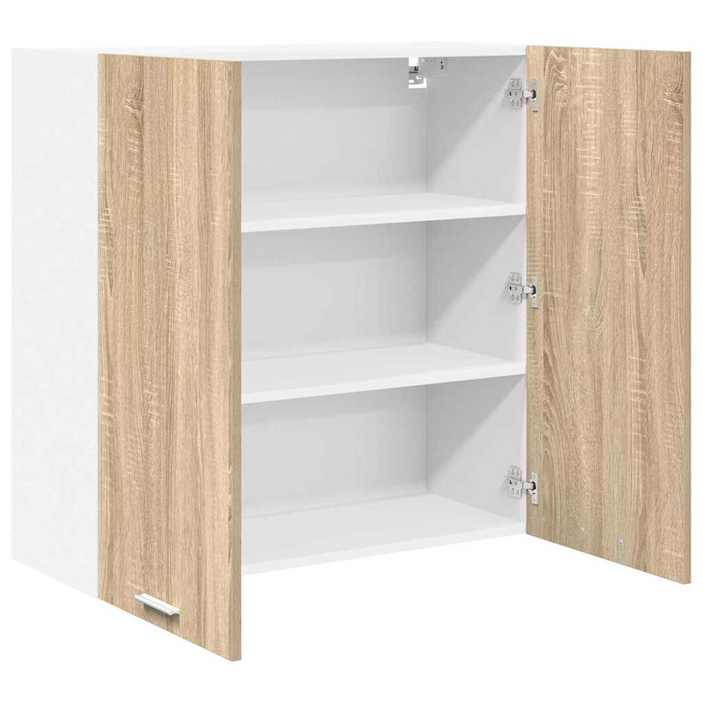 Hanging Cabinet Riga Sonoma Oak 80 x 31 x 80 cm Engineered Wood