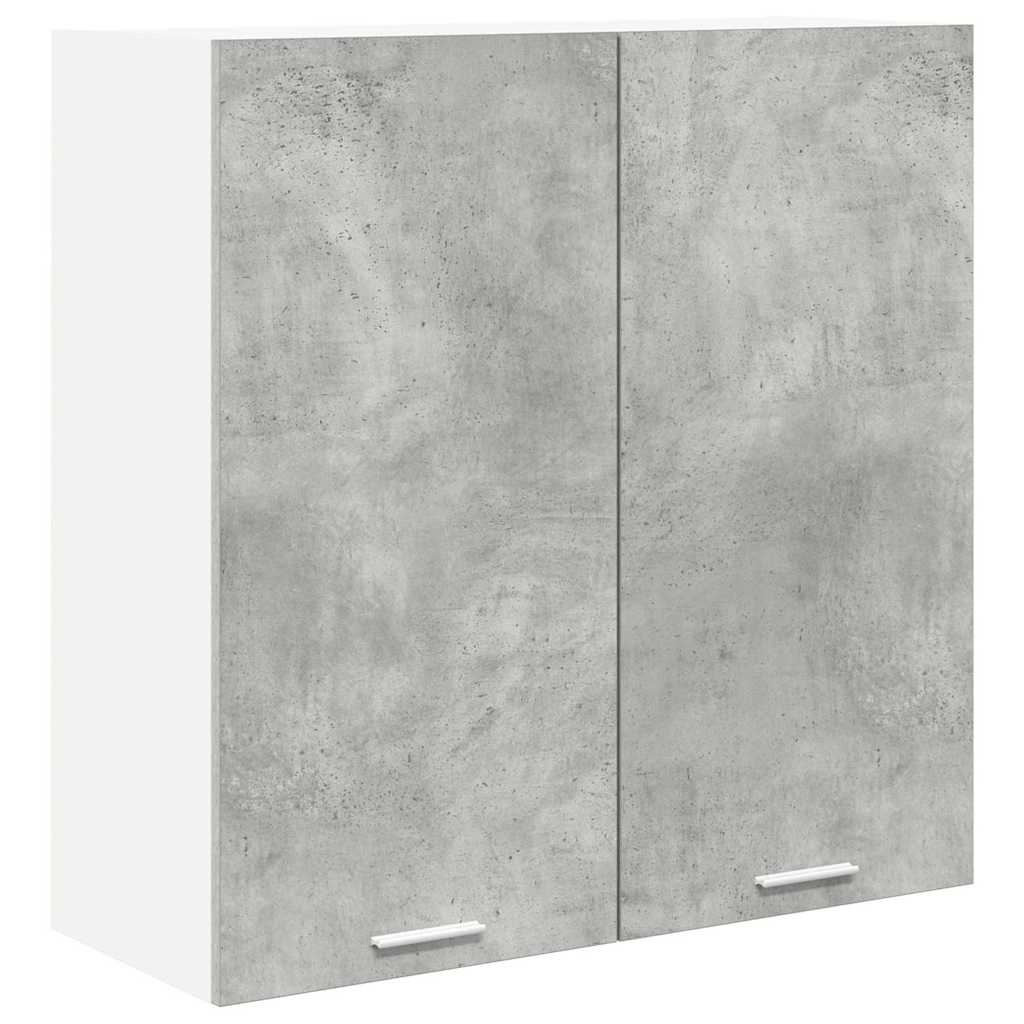 Hanging Cabinet with Shelf Riga Concrete Grey 80 x 31 x 80 cm