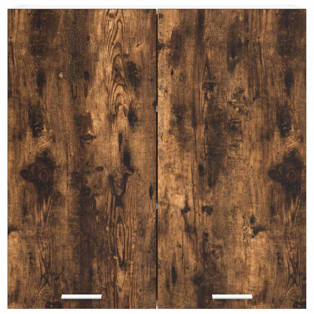 Hanging Cabinet Riga Smoked Oak 80 x 31 x 80 cm Engineered Wood