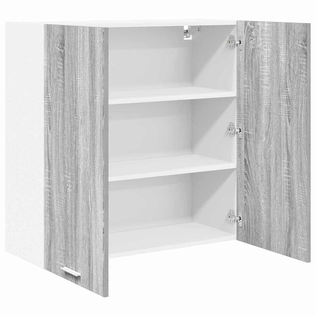 Hanging Cabinet with Shelf Riga Grey Sonoma 80 x 31 x 80 cm