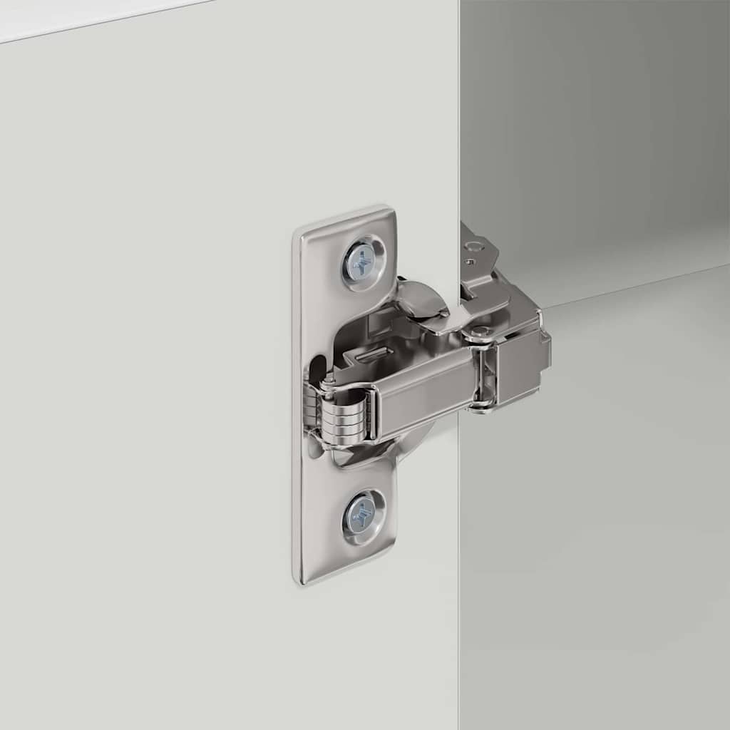 Hanging Cabinet Riga White 57 x 57 x 80 cm Engineered Wood