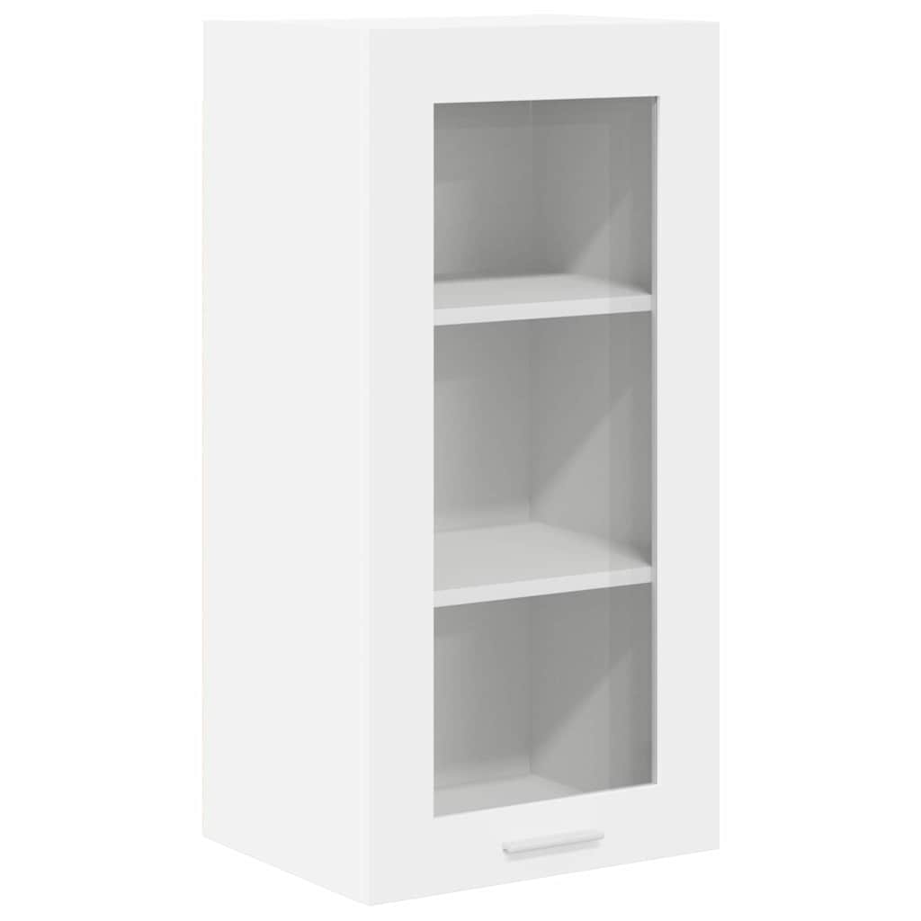 Hanging Cabinet with Shelf Riga 2 pcs White 40 x 31 x 80 cm