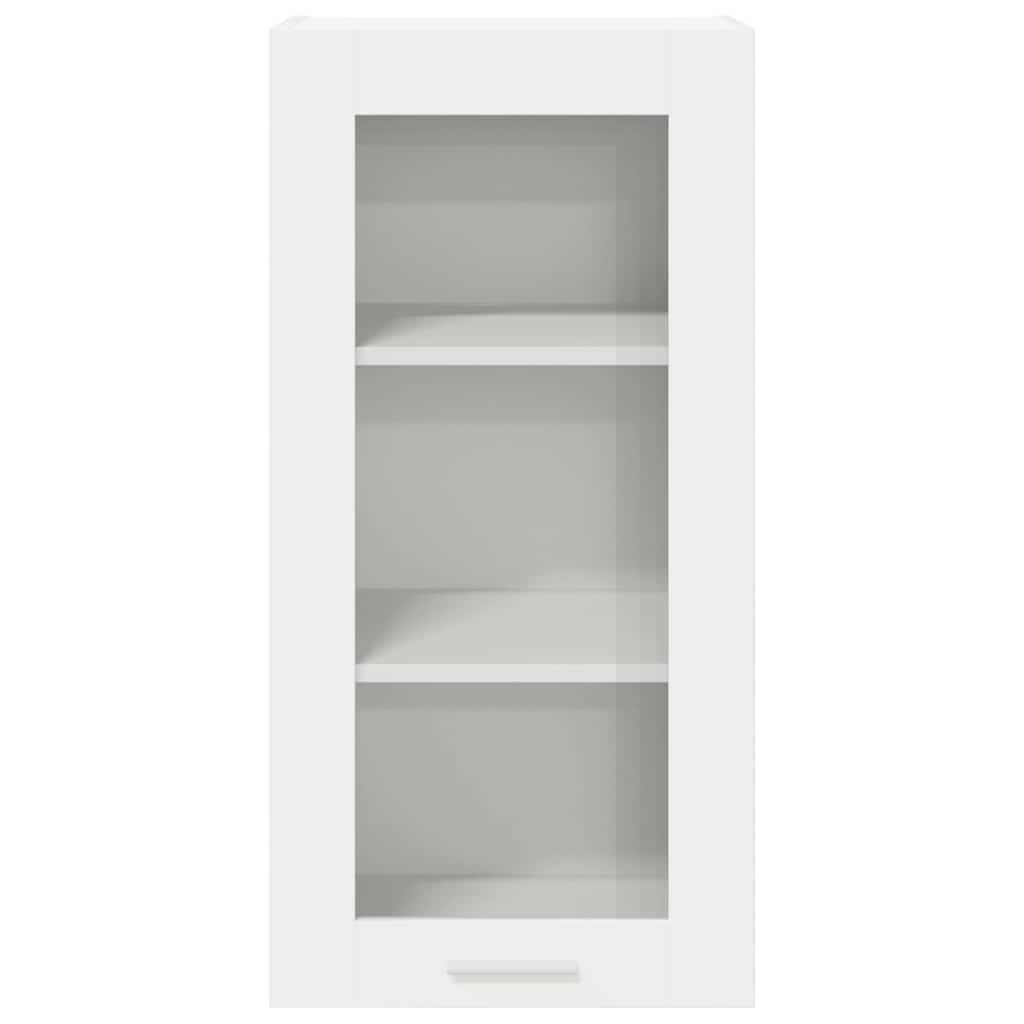Hanging Cabinet with Shelf Riga 2 pcs White 40 x 31 x 80 cm