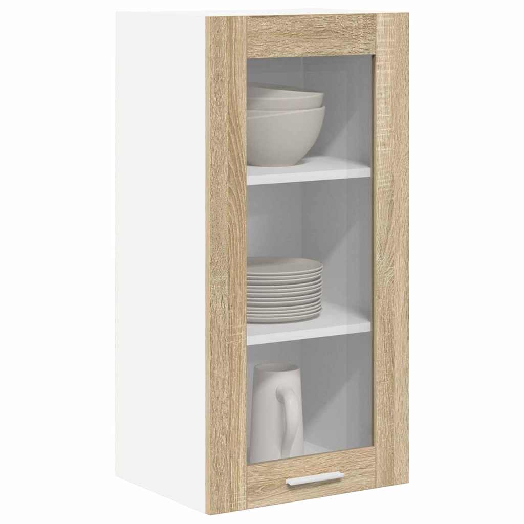 Hanging Cabinet Riga Sonoma Oak 40 x 31 x 80 cm Engineered Wood