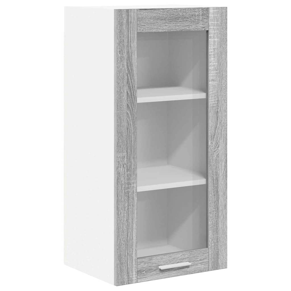Hanging Cabinet Riga 2 pcs Grey Sonoma 40 x 31 x 80 cm