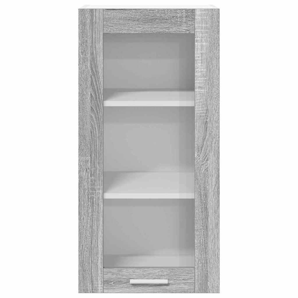 Hanging Cabinet Riga 2 pcs Grey Sonoma 40 x 31 x 80 cm