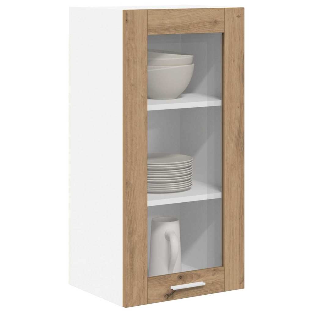 Hanging Cabinet Riga 2 pcs Artisan Oak 40 x 31 x 80 cm