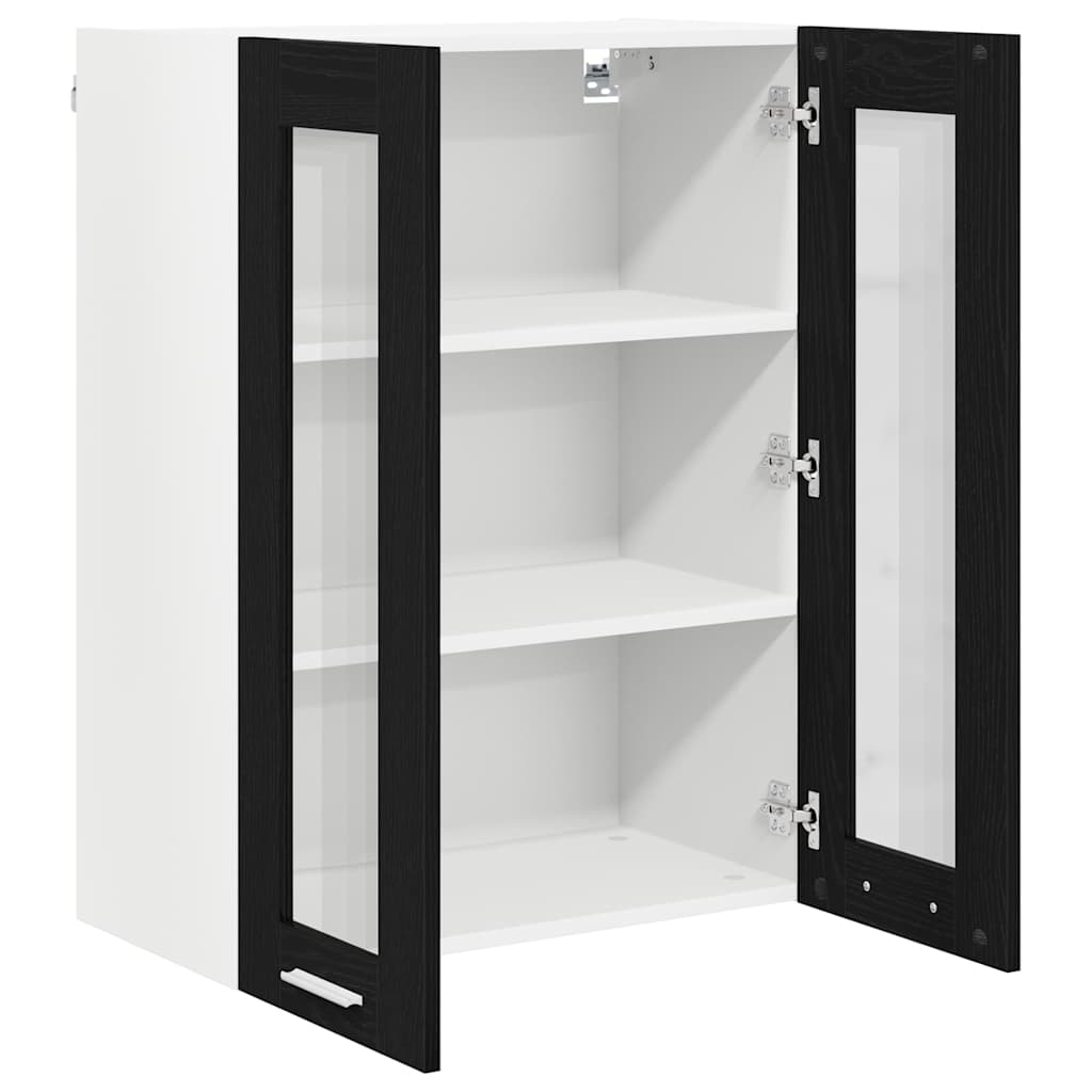 Hanging Cabinet Riga Black Oak 60 x 31 x 80 cm Engineered Wood