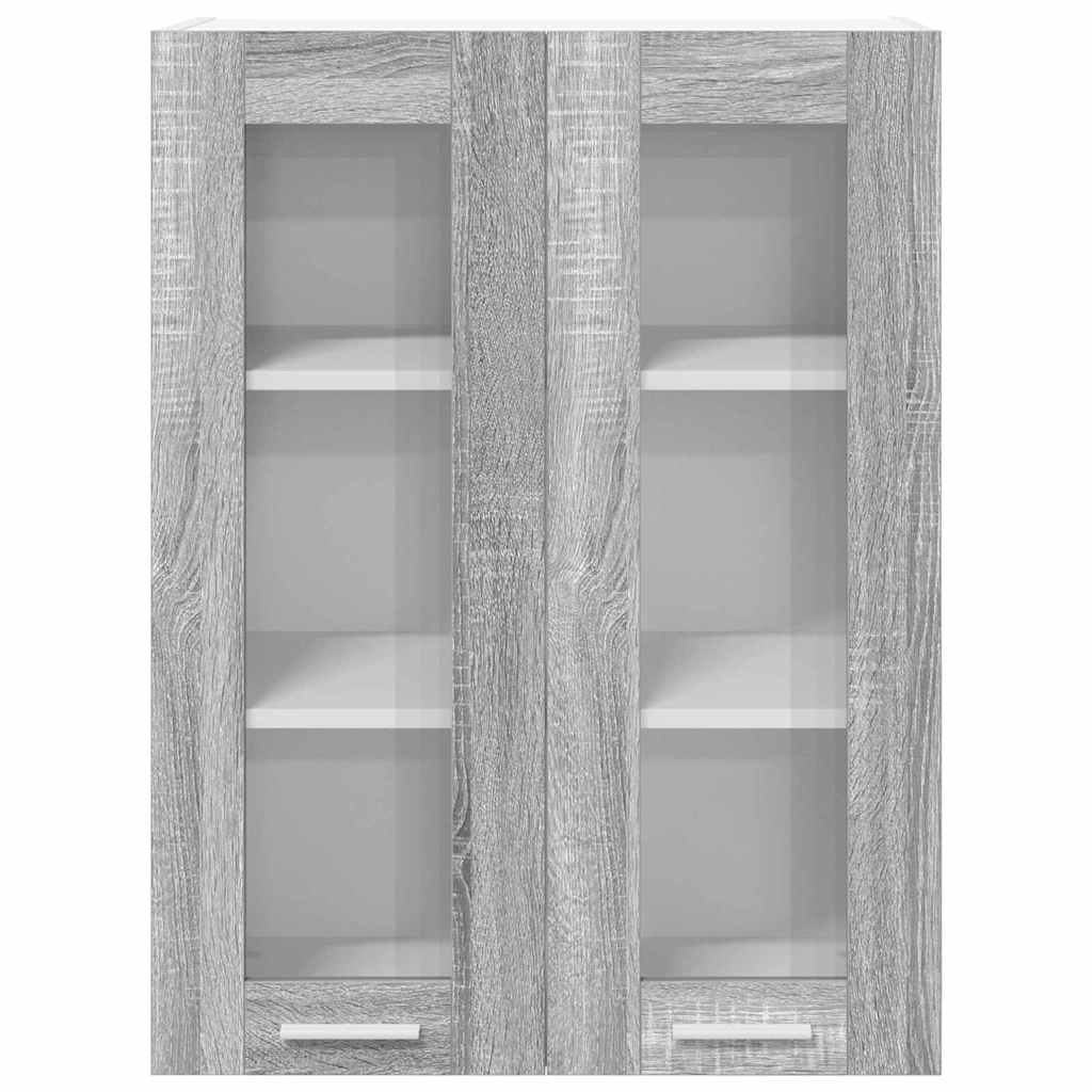 Hanging Cabinet with Shelf Riga Grey Sonoma 60 x 31 x 80 cm