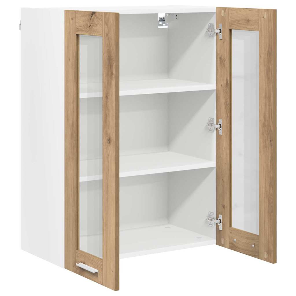 Hanging Cabinet with Shelf Riga Artisan Oak 60 x 31 x 80 cm