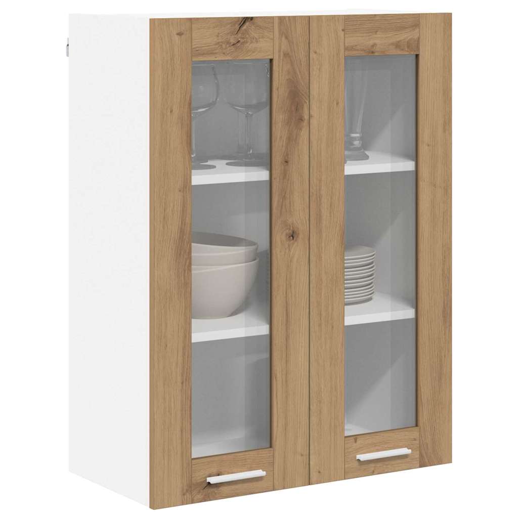 Hanging Cabinet with Shelf Riga Artisan Oak 60 x 31 x 80 cm