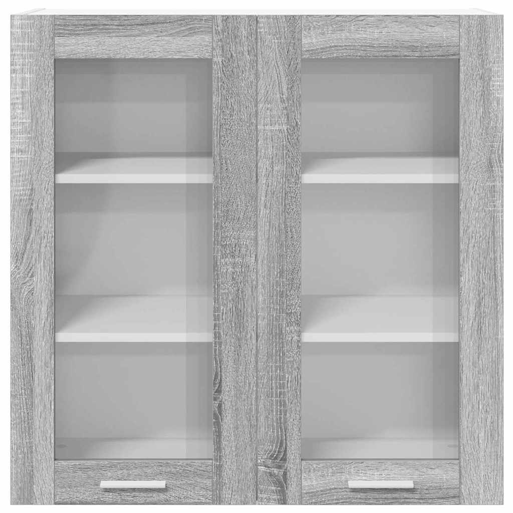 Hanging Cabinet with Shelf Riga Grey Sonoma 80 x 31 x 80 cm