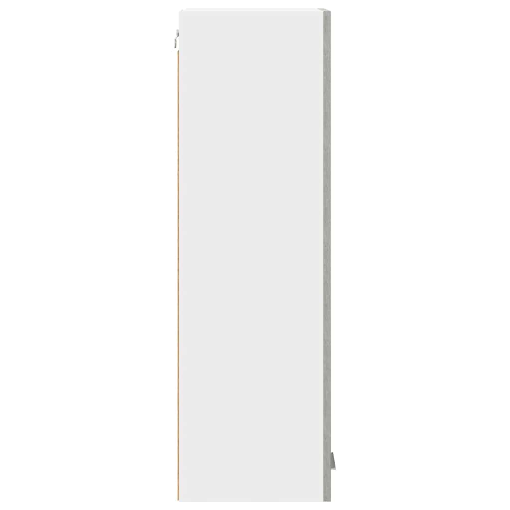 Hanging Cabinet with Shelf Riga Concrete Grey 30 x 31 x 100 cm