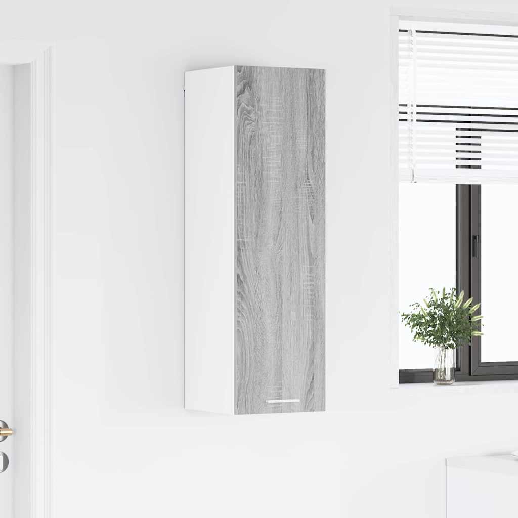 Hanging Cabinet with Shelf Riga Grey Sonoma 30 x 31 x 100 cm