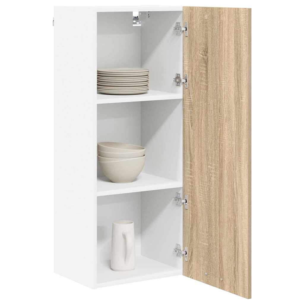 Hanging Cabinet with Shelf Riga Sonoma Oak 40 x 31 x 100 cm