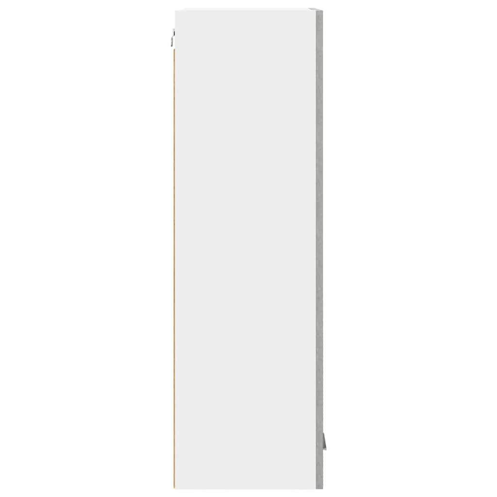 Hanging Cabinet with Shelf Riga Concrete Grey 40 x 31 x 100 cm