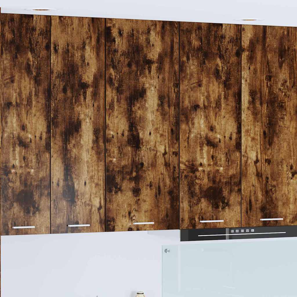 Hanging Cabinet with Shelf Riga Smoked Oak 40 x 31 x 100 cm