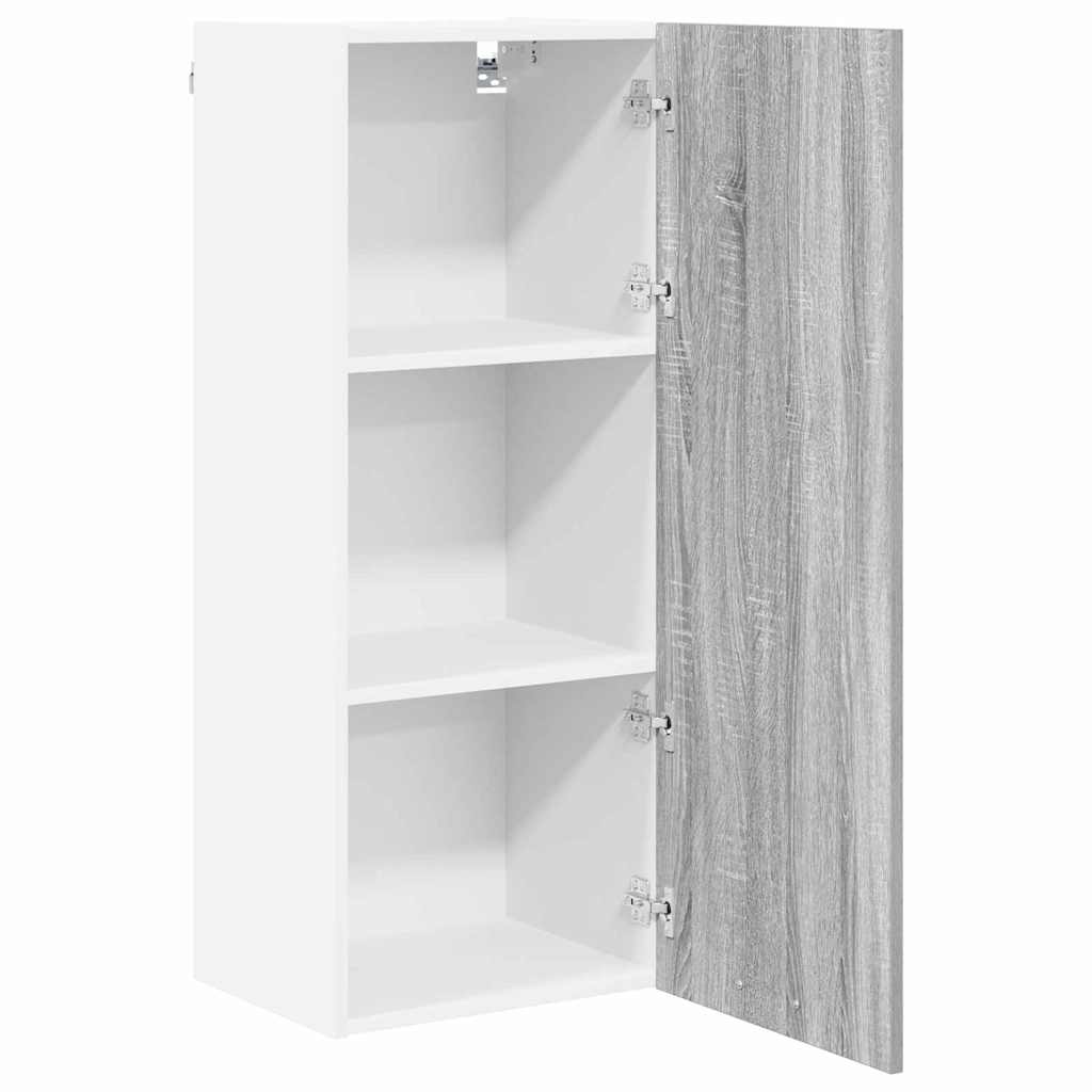 Hanging Cabinet with Shelf Riga Grey Sonoma 40 x 31 x 100 cm
