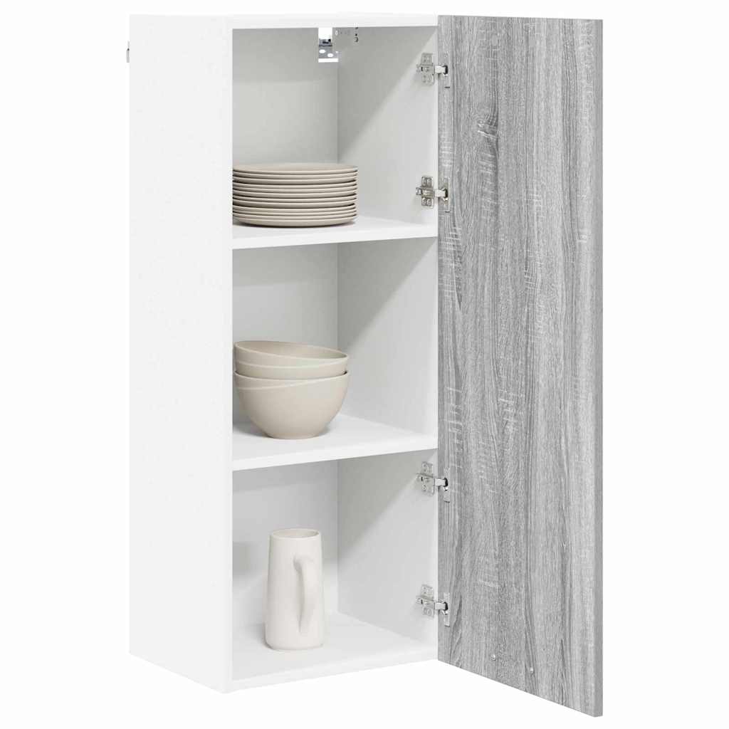Hanging Cabinet with Shelf Riga Grey Sonoma 40 x 31 x 100 cm