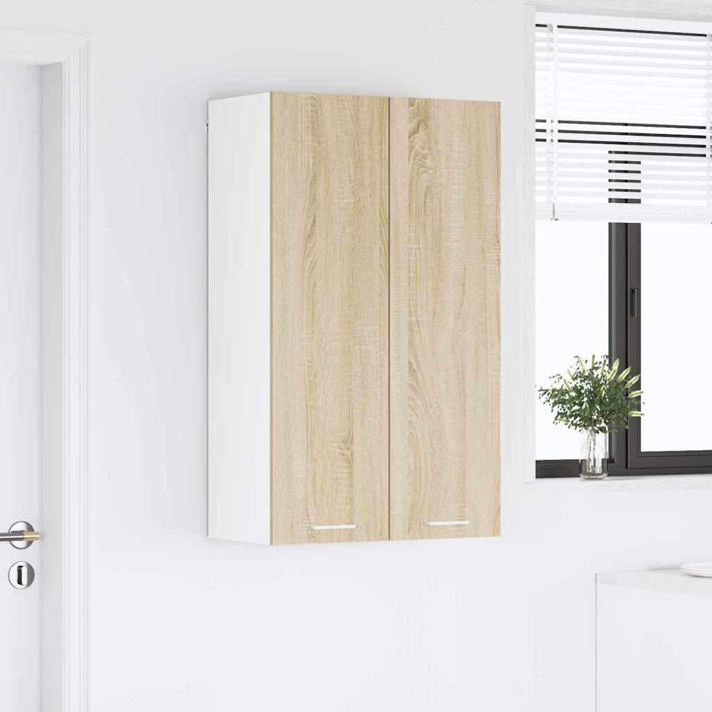 Hanging Cabinet with Shelf Riga Sonoma Oak 60 x 31 x 100 cm