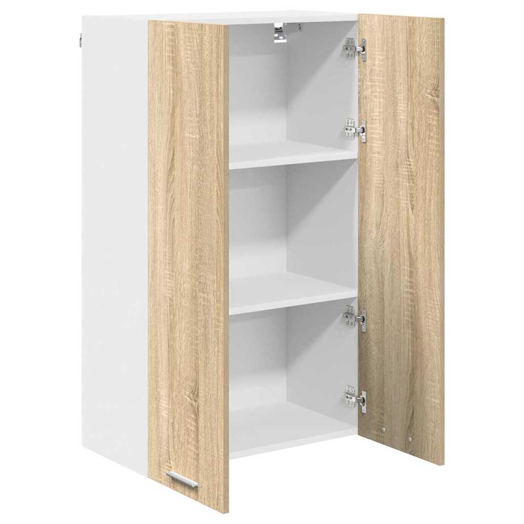 Hanging Cabinet with Shelf Riga Sonoma Oak 60 x 31 x 100 cm