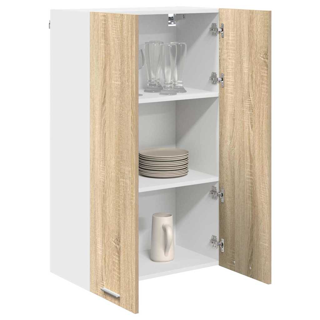 Hanging Cabinet with Shelf Riga Sonoma Oak 60 x 31 x 100 cm
