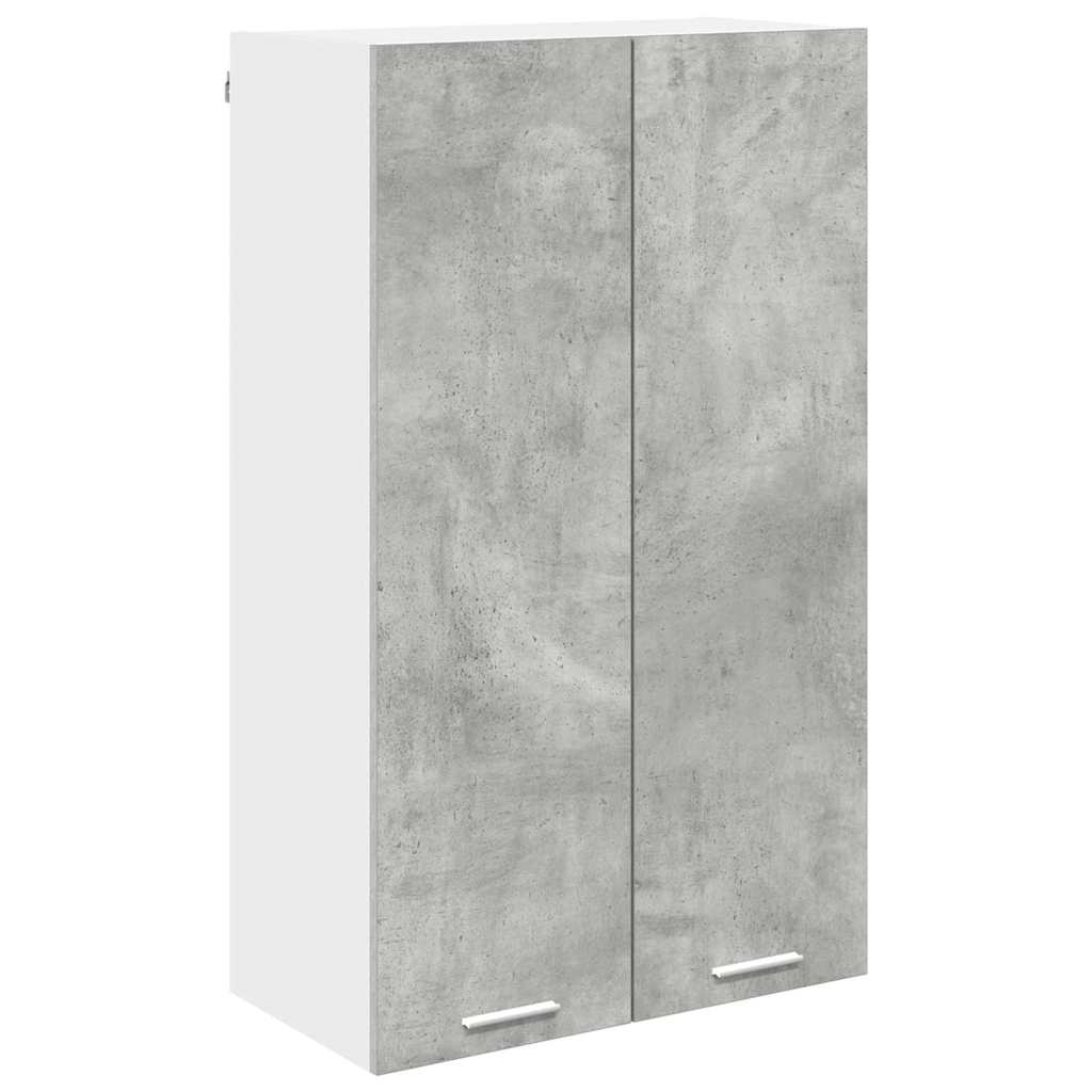 Hanging Cabinet with Shelf Riga Concrete Grey 60 x 31 x 100 cm