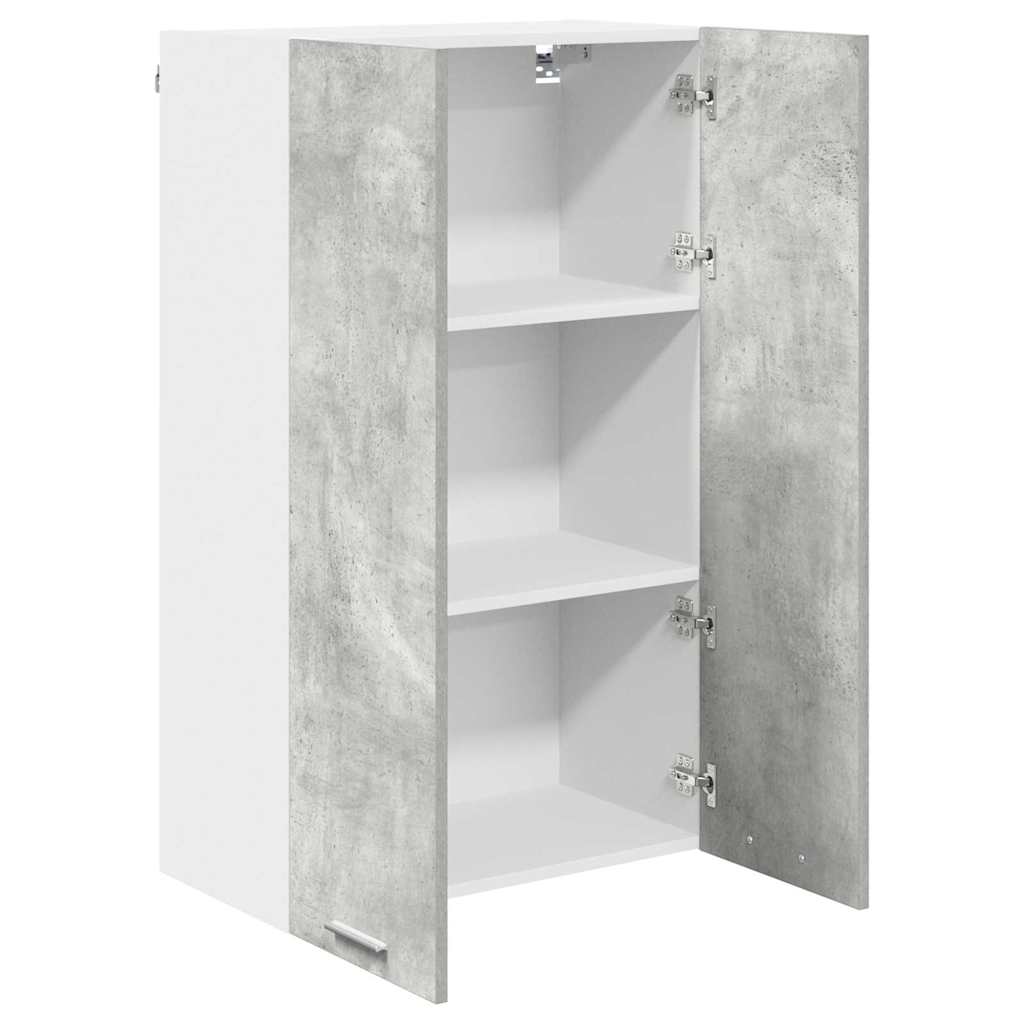 Hanging Cabinet with Shelf Riga Concrete Grey 60 x 31 x 100 cm
