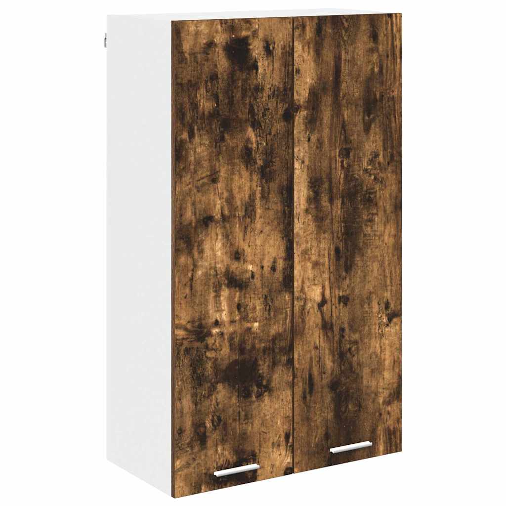 Hanging Cabinet with Shelf Riga Smoked Oak 60 x 31 x 100 cm