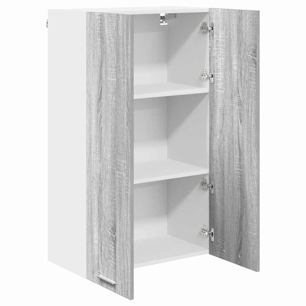 Hanging Cabinet with Shelf Riga Grey Sonoma 60 x 31 x 100 cm