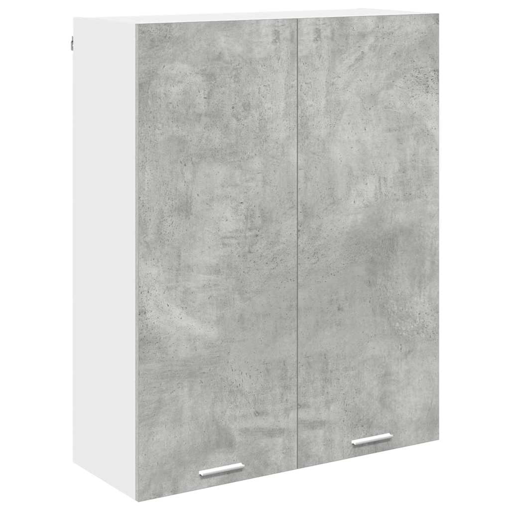 Hanging Cabinet with Shelf Riga Concrete Grey 80 x 31 x 100 cm
